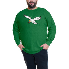NFL Philadelphia Eagles Jalen Hurts Big & Tall Thermal Waffle Long Sleeve T-Shirt