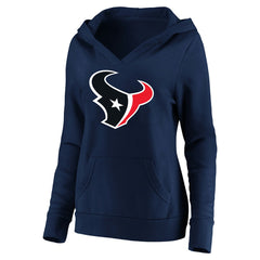 NFL Houston Texans C.J. Stroud Women's Plus Size Player Name & Number V-Neck Pullover Hoodie