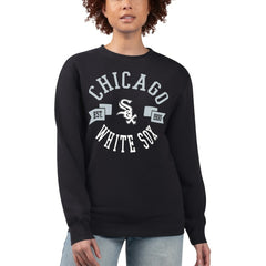 Chicago White Sox G-III 4Her by Carl Banks Women's Team Logo Fleece Pullover Sweatshirt - Black