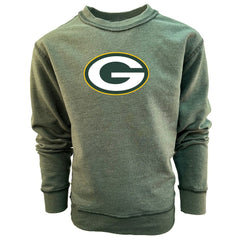 NFL Green Bay Packers Wes & Willy Youth Reversible Fleece Pullover Sweatshirt