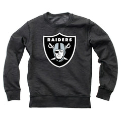 NFL Las Vegas Raiders Wes & Willy Youth Reversible Fleece Pullover Sweatshirt