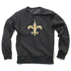 NFL New Orleans Saints Wes & Willy Youth Reversible Fleece Pullover Sweatshirt