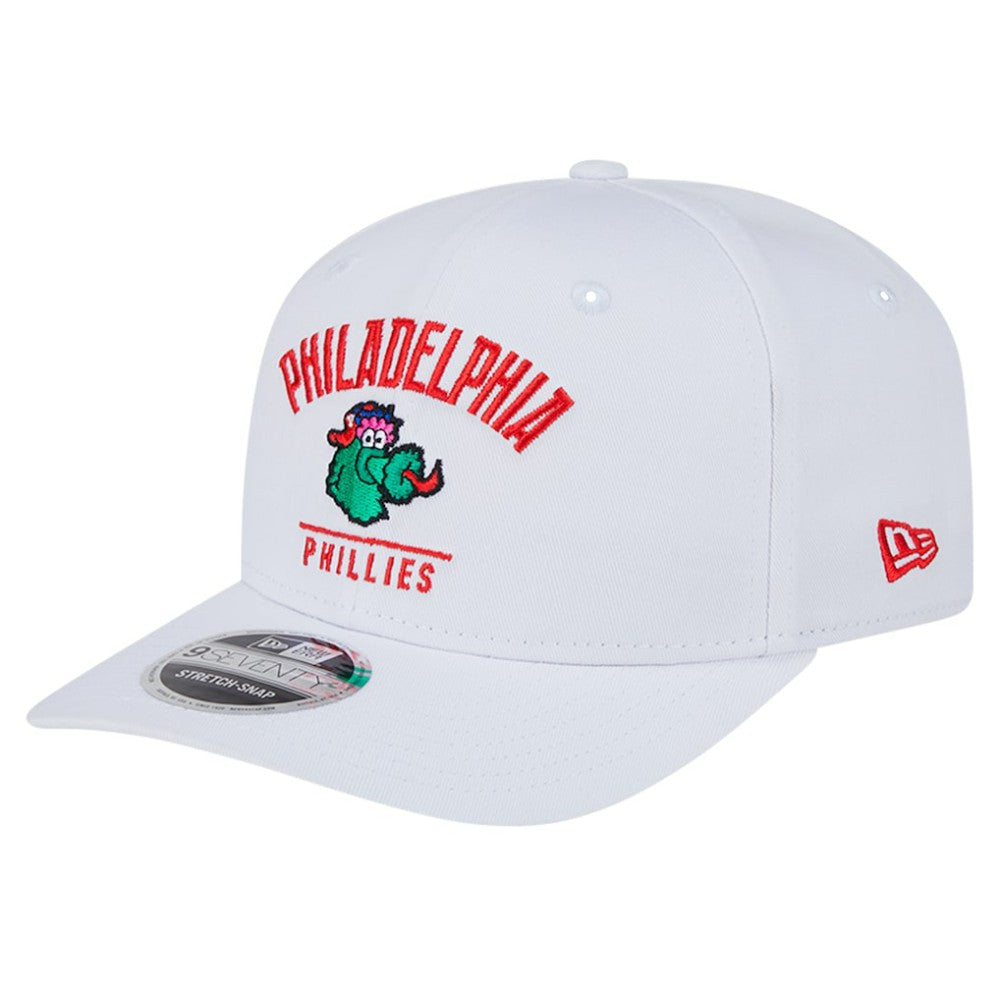 Philadelphia Phillies City Arch Phanatic 9SEVENTY Stretch-Snap Adjustable Hat - White | New Era