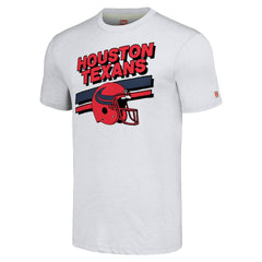 NFL Houston Texans Homage Unisex Striped Tri-Blend T-Shirt