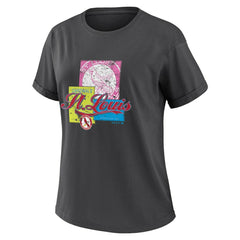 St. Louis Cardinals WEAR by Erin Andrews Women's Domestic Box Color Boyfriend T-Shirt - Charcoal