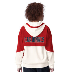 St. Louis Cardinals Starter Women's Scrimmage Full-Zip Hoodie - White