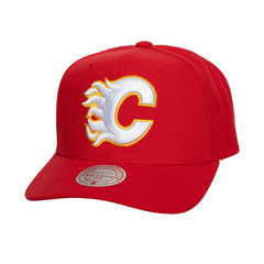 Calgary Flames Mitchell & Ness Core Team Ground Pro Adjustable Hat