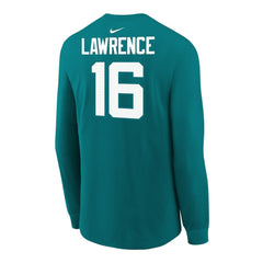 NFL Jacksonville Jaguars Trevor Lawrence Youth Player Name & Number Long Sleeve T-Shirt