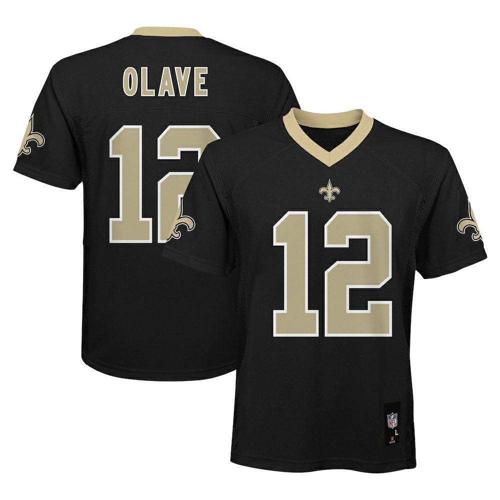 NFL New Orleans Saints Chris Olave Youth Replica Player Jersey