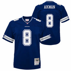 NFL Dallas Cowboys Troy Aikman Youth 1996 Legacy Jersey