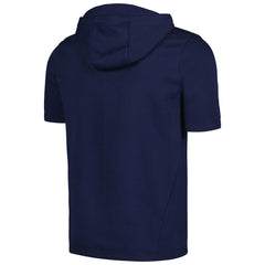 Cleveland Guardians Levelwear Recruit Short Sleeve Full-Zip Hoodie - Navy