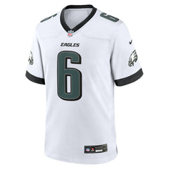 NFL Philadelphia Eagles DeVonta Smith White Game Jersey