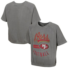 NFL San Francisco 49ers Women's Mineral Wash Short Sleeve Top