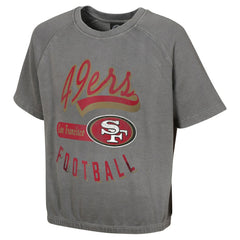NFL San Francisco 49ers Women's Mineral Wash Short Sleeve Top