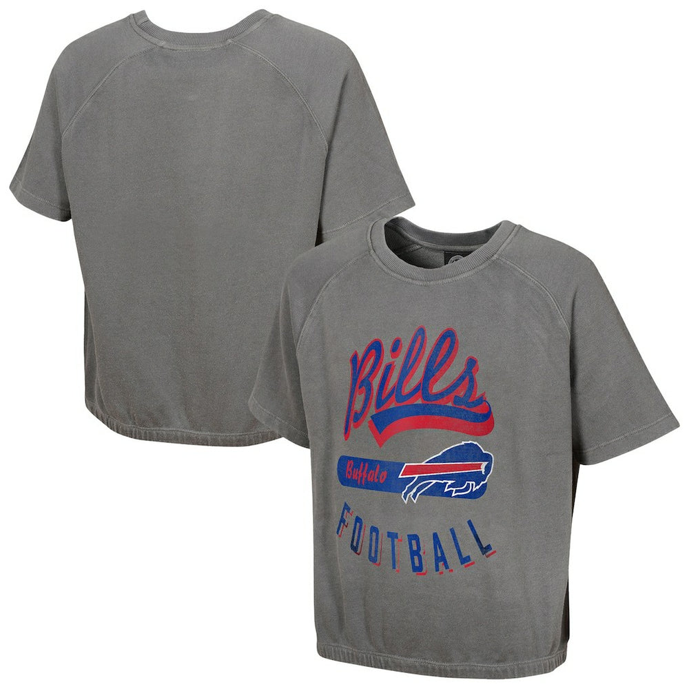 NFL Buffalo Bills Women's Mineral Wash Short Sleeve Top