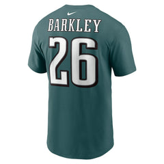 NFL Philadelphia Eagles Saquon Barkley Player Name & Number T-Shirt