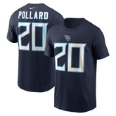 NFL Tennessee Titans Tony Pollard Player Name & Number T-Shirt