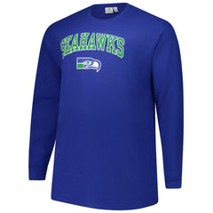 NFL Seattle Seahawks Big & Tall Throwback Thermal Long Sleeve T-Shirt