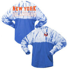 New York Islanders Spirit Jersey Unisex Crystal Half Dye Long Sleeve T-Shirt
