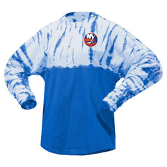 New York Islanders Spirit Jersey Unisex Crystal Half Dye Long Sleeve T-Shirt