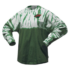 Minnesota Wild Spirit Jersey Unisex Crystal Half Dye Long Sleeve T-Shirt