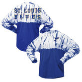 St. Louis Blues Spirit Jersey Unisex Crystal Half Dye Long Sleeve T-Shirt
