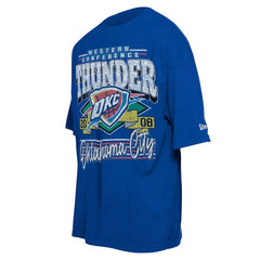 Oklahoma City Thunder Distressed Sport Classics T-Shirt - Blue | New Era outlet