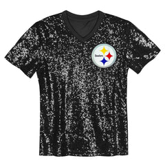 NFL Pittsburgh Steelers T.J. Watt Women's Player Name & Number V-Neck Fashion Jersey