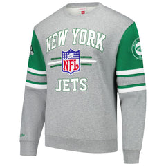 NFL New York Jets All Over 4.0 Vintage Logo Pullover Sweatshirt
