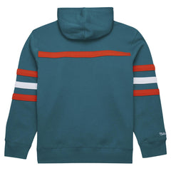 NFL Miami Dolphins Vintage Logo Head Coach Fleece Pullover Hoodie