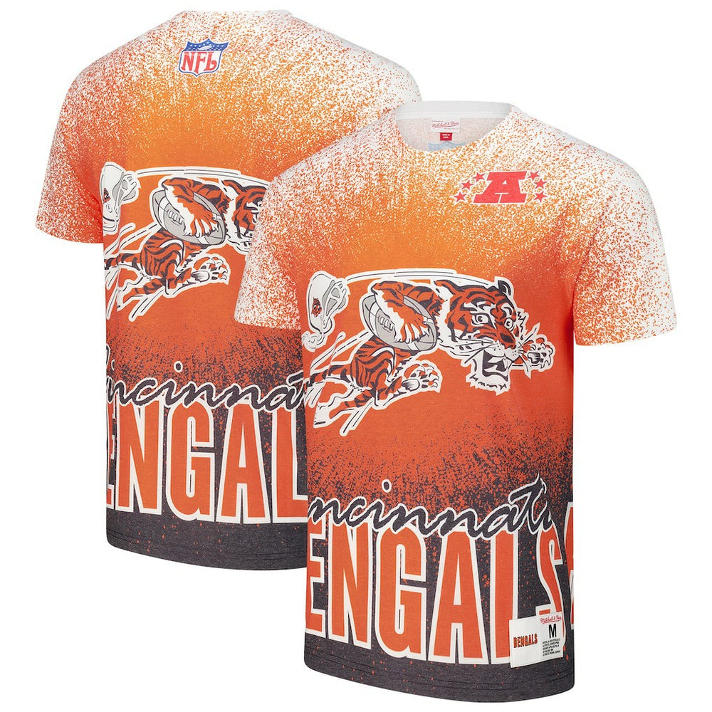 NFL Cincinnati Bengals Team Burst Vintage Logo T-Shirt