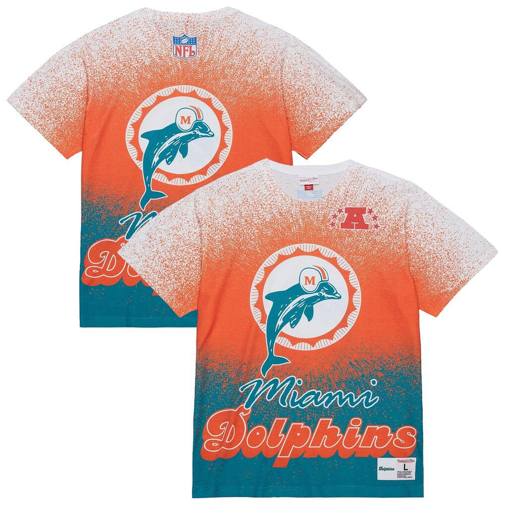 NFL Miami Dolphins Team Burst Vintage Logo T-Shirt