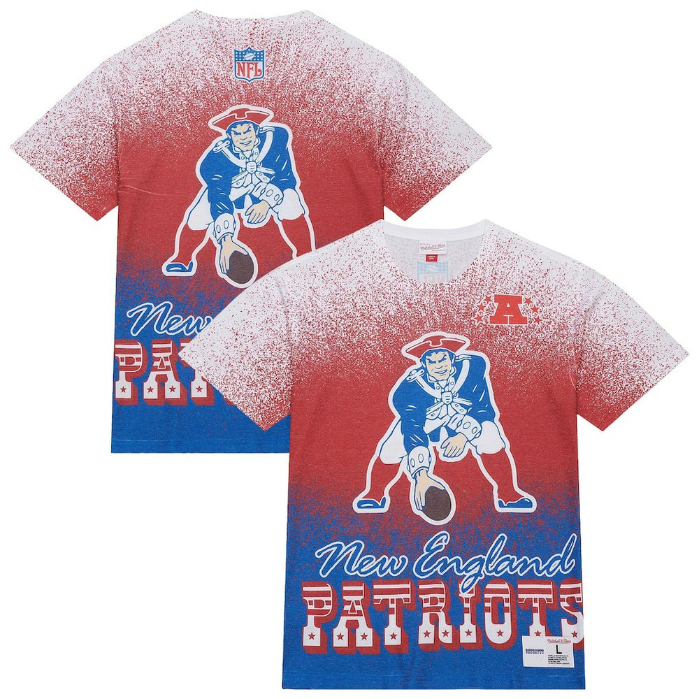 NFL New England Patriots Team Burst Vintage Logo T-Shirt