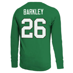 NFL Philadelphia Eagles Saquon Barkley Majestic Threads Name & Number Long Sleeve T-Shirt