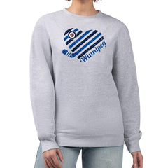 Winnipeg Jets G-III 4Her by Carl Banks Women's Heart Graphic Pullover Sweatshirt