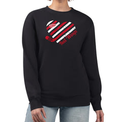 Detroit Red Wings G-III 4Her by Carl Banks Women's Heart Graphic Pullover Sweatshirt