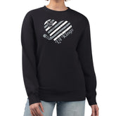 Los Angeles Kings G-III 4Her by Carl Banks Women's Heart Graphic Pullover Sweatshirt