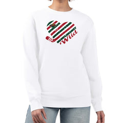 Minnesota Wild G-III 4Her by Carl Banks Women's Heart Graphic Pullover Sweatshirt