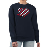 Washington Capitals G-III 4Her by Carl Banks Women's Heart Graphic Pullover Sweatshirt