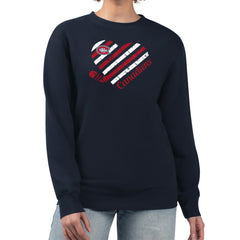 Montreal Canadiens G-III 4Her by Carl Banks Women's Heart Graphic Pullover Sweatshirt