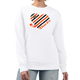 Anaheim Ducks G-III 4Her by Carl Banks Women's Heart Graphic Pullover Sweatshirt