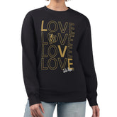 Vegas Golden Knights G-III 4Her by Carl Banks Women's Lots Of Love Team Logo Graphic Pullover Sweatshirt