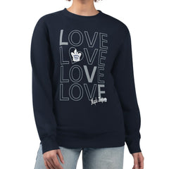 Toronto Maple Leafs G-III 4Her by Carl Banks Women's Lots Of Love Team Logo Graphic Pullover Sweatshirt