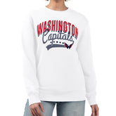Washington Capitals G-III 4Her by Carl Banks Women's Filigree Team Graphic Fleece Pullover Sweatshirt