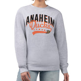Anaheim Ducks G-III 4Her by Carl Banks Women's Filigree Team Graphic Fleece Pullover Sweatshirt