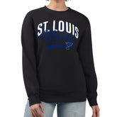 St. Louis Blues G-III 4Her by Carl Banks Women's Filigree Team Graphic Fleece Pullover Sweatshirt