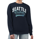 Seattle Kraken G-III 4Her by Carl Banks Women's Filigree Team Graphic Fleece Pullover Sweatshirt