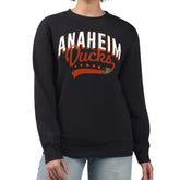 Anaheim Ducks G-III 4Her by Carl Banks Women's Filigree Team Graphic Fleece Pullover Sweatshirt