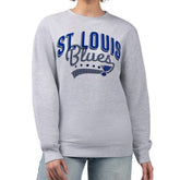 St. Louis Blues G-III 4Her by Carl Banks Women's Filigree Team Graphic Fleece Pullover Sweatshirt