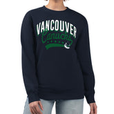 Vancouver Canucks G-III 4Her by Carl Banks Women's Filigree Team Graphic Fleece Pullover Sweatshirt